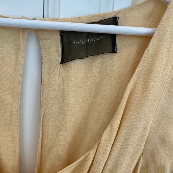 Reformation yellow mini dress, 2 - Picture 8 of 10